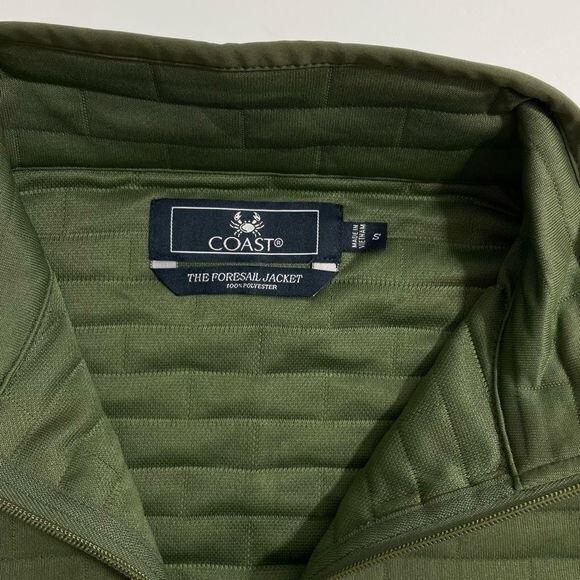 NWT Coast Men's The Foresail Jacket Multiple Pockets Olive Green Size Small - Picture 4 of 9
